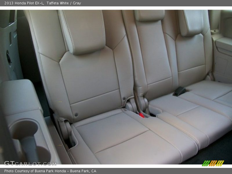 Taffeta White / Gray 2013 Honda Pilot EX-L