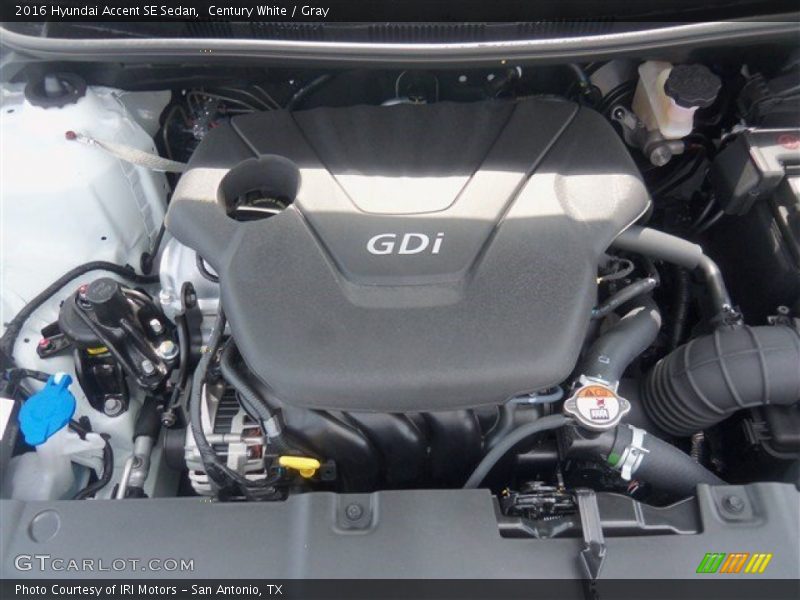 Century White / Gray 2016 Hyundai Accent SE Sedan