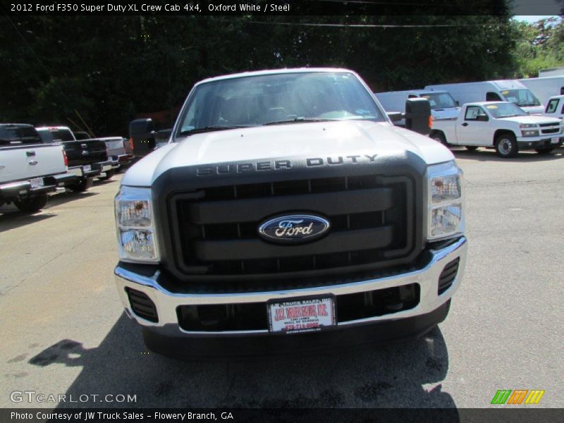Oxford White / Steel 2012 Ford F350 Super Duty XL Crew Cab 4x4