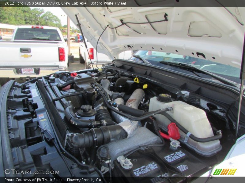 Oxford White / Steel 2012 Ford F350 Super Duty XL Crew Cab 4x4