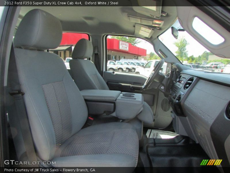 Oxford White / Steel 2012 Ford F350 Super Duty XL Crew Cab 4x4