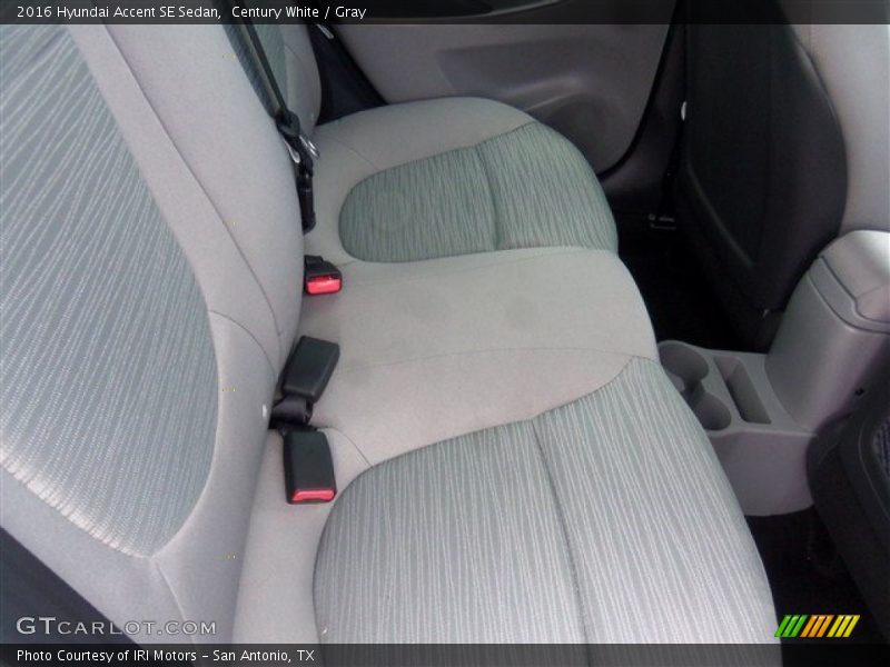 Century White / Gray 2016 Hyundai Accent SE Sedan
