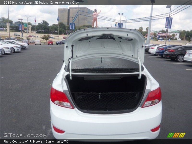 Century White / Gray 2016 Hyundai Accent SE Sedan