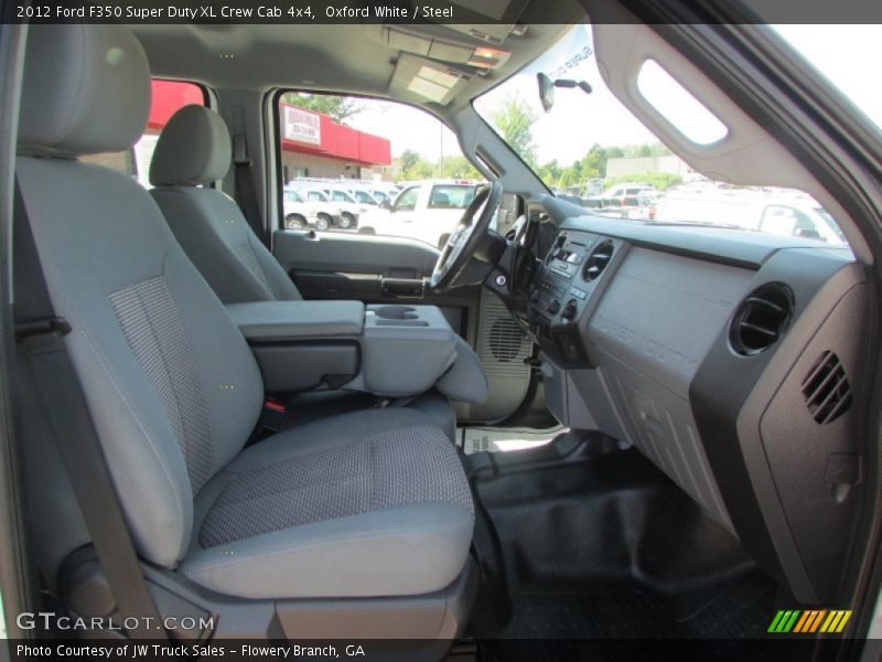 Oxford White / Steel 2012 Ford F350 Super Duty XL Crew Cab 4x4