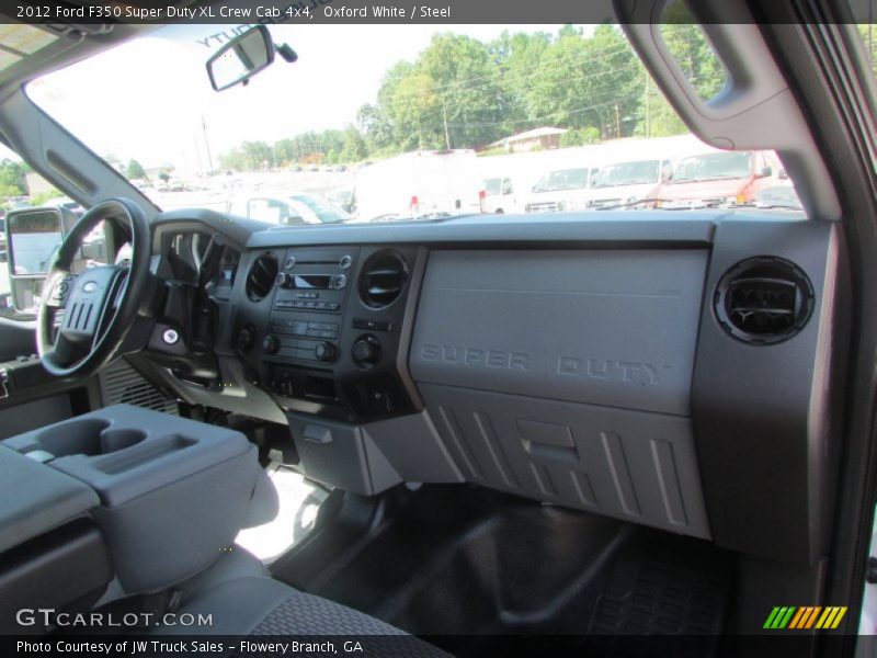 Oxford White / Steel 2012 Ford F350 Super Duty XL Crew Cab 4x4