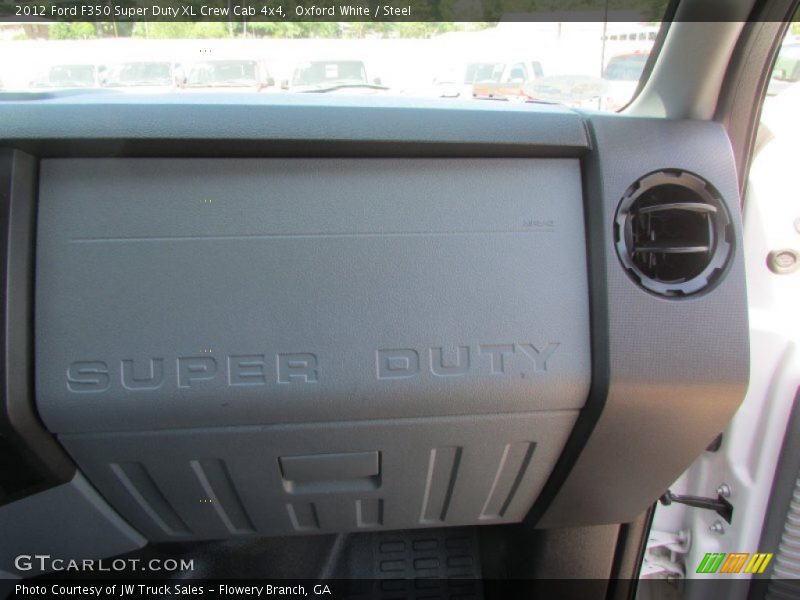 Oxford White / Steel 2012 Ford F350 Super Duty XL Crew Cab 4x4