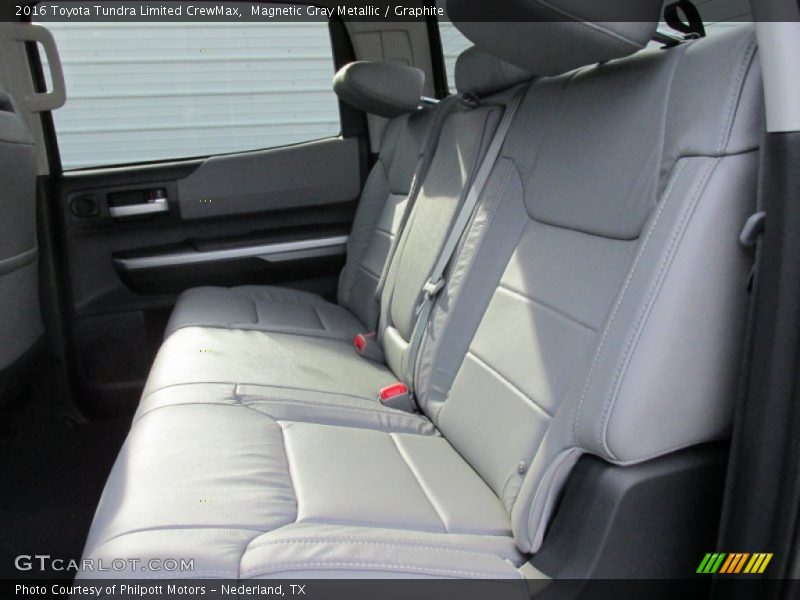 Rear Seat of 2016 Tundra Limited CrewMax