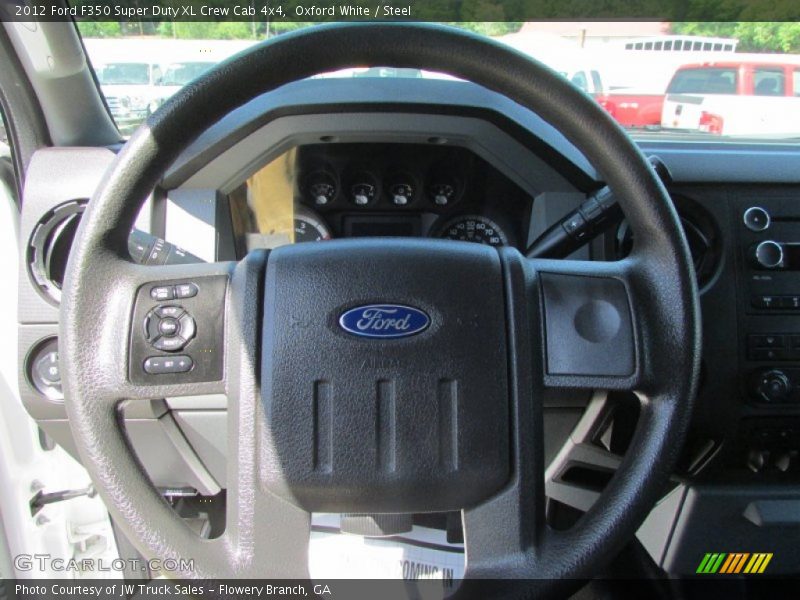 Oxford White / Steel 2012 Ford F350 Super Duty XL Crew Cab 4x4
