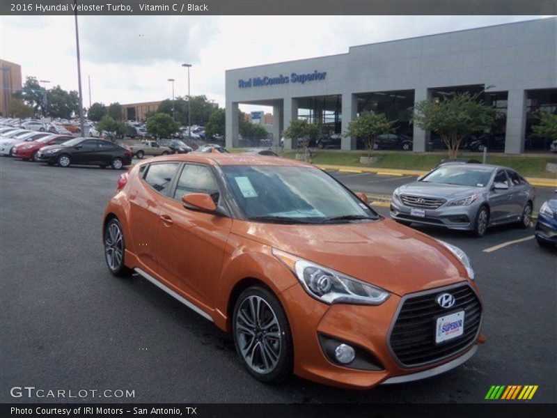 Vitamin C / Black 2016 Hyundai Veloster Turbo