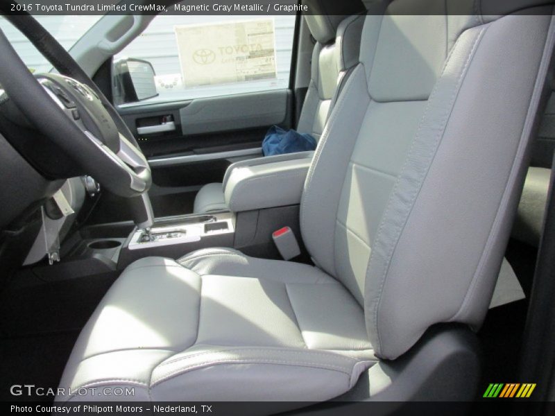  2016 Tundra Limited CrewMax Graphite Interior
