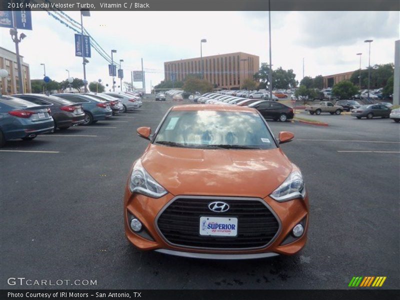 Vitamin C / Black 2016 Hyundai Veloster Turbo