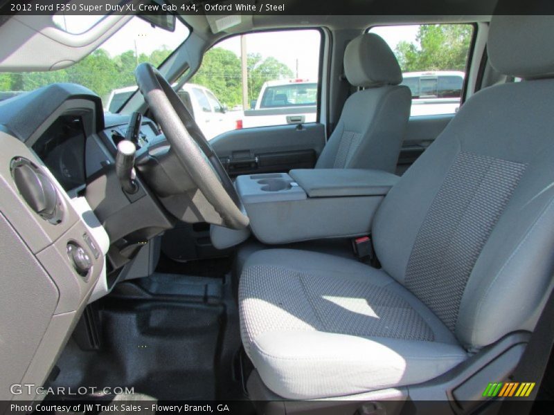 Oxford White / Steel 2012 Ford F350 Super Duty XL Crew Cab 4x4