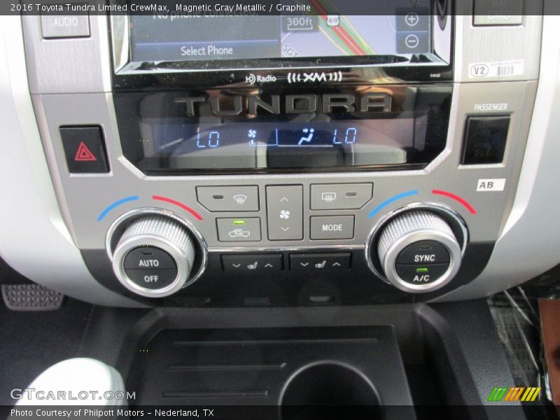 Controls of 2016 Tundra Limited CrewMax