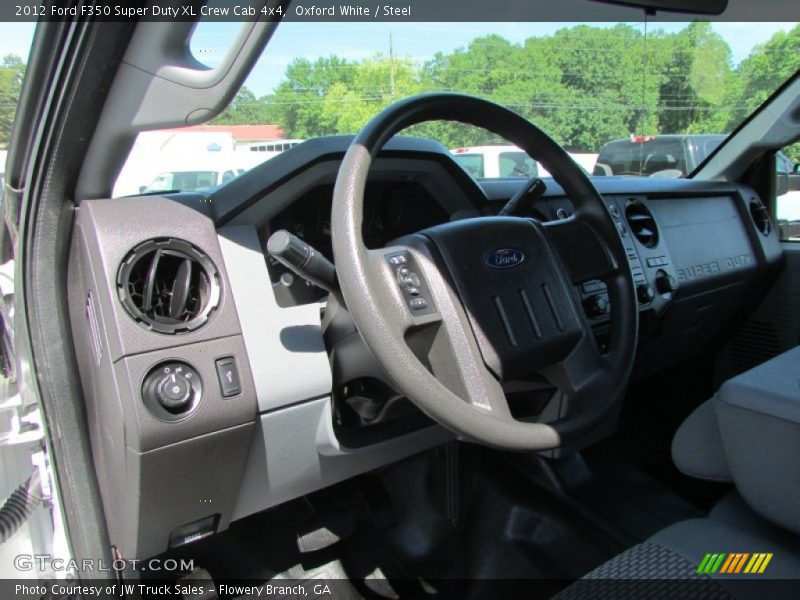 Oxford White / Steel 2012 Ford F350 Super Duty XL Crew Cab 4x4