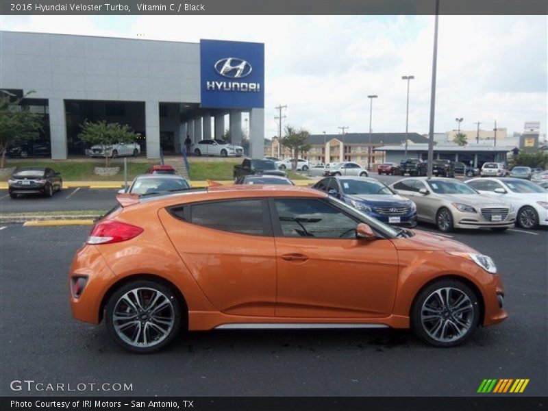 Vitamin C / Black 2016 Hyundai Veloster Turbo