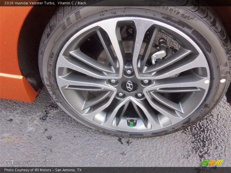 Vitamin C / Black 2016 Hyundai Veloster Turbo