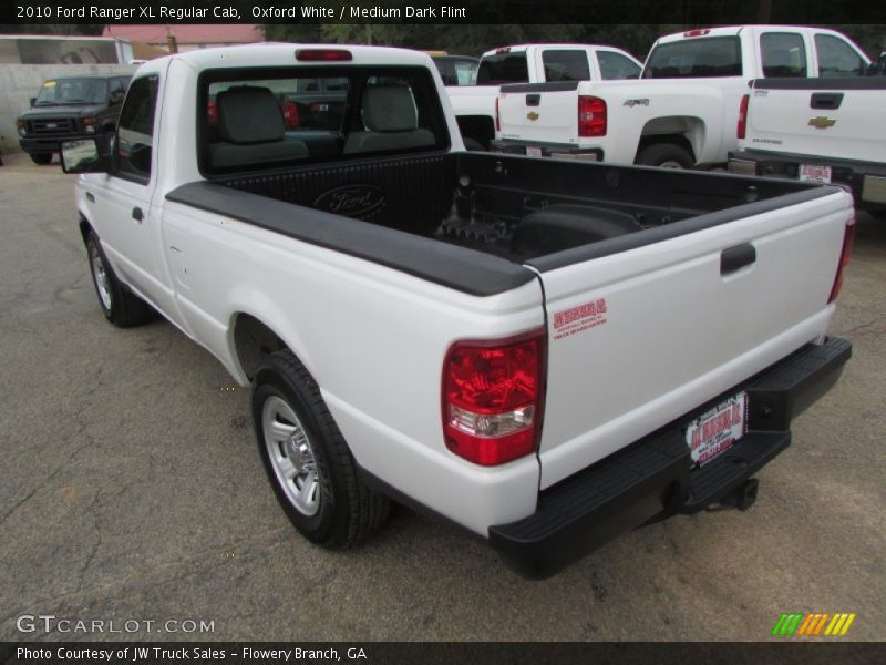 Oxford White / Medium Dark Flint 2010 Ford Ranger XL Regular Cab