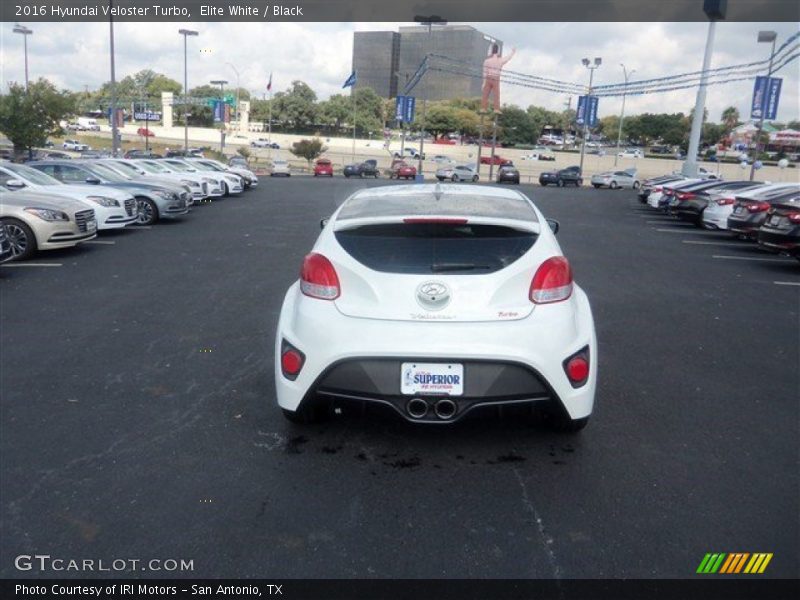Elite White / Black 2016 Hyundai Veloster Turbo