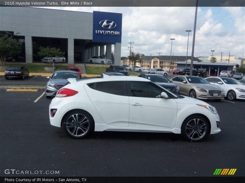 Elite White / Black 2016 Hyundai Veloster Turbo