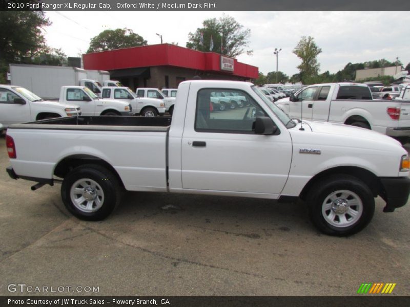 Oxford White / Medium Dark Flint 2010 Ford Ranger XL Regular Cab