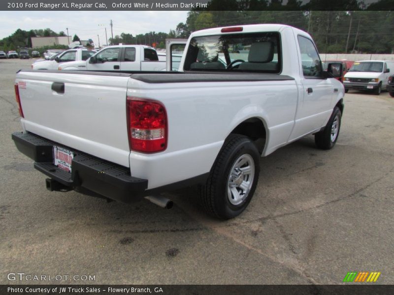 Oxford White / Medium Dark Flint 2010 Ford Ranger XL Regular Cab