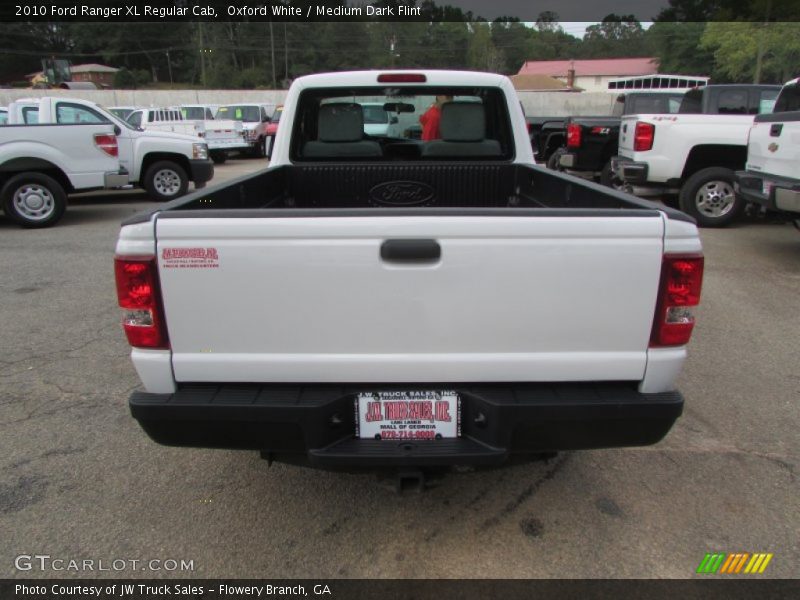 Oxford White / Medium Dark Flint 2010 Ford Ranger XL Regular Cab
