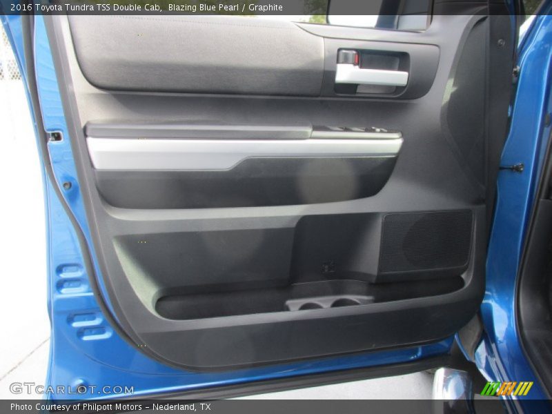 Blazing Blue Pearl / Graphite 2016 Toyota Tundra TSS Double Cab