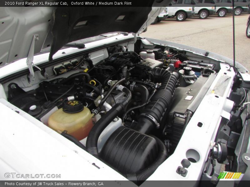 Oxford White / Medium Dark Flint 2010 Ford Ranger XL Regular Cab