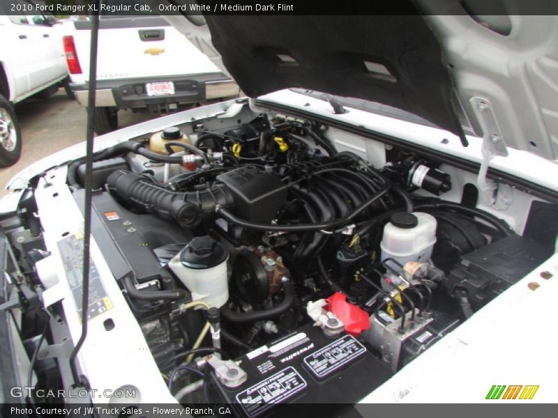 Oxford White / Medium Dark Flint 2010 Ford Ranger XL Regular Cab