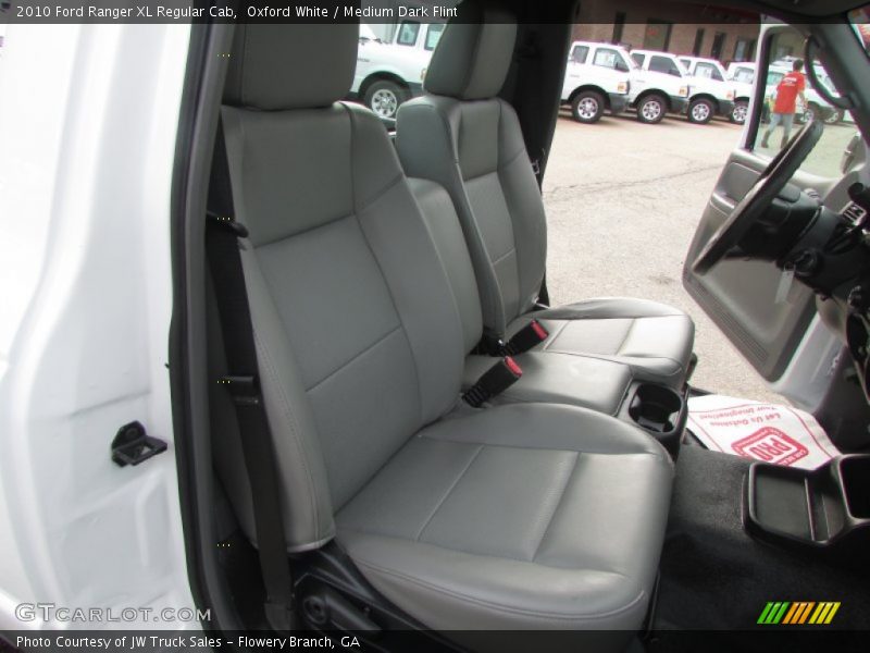 Oxford White / Medium Dark Flint 2010 Ford Ranger XL Regular Cab