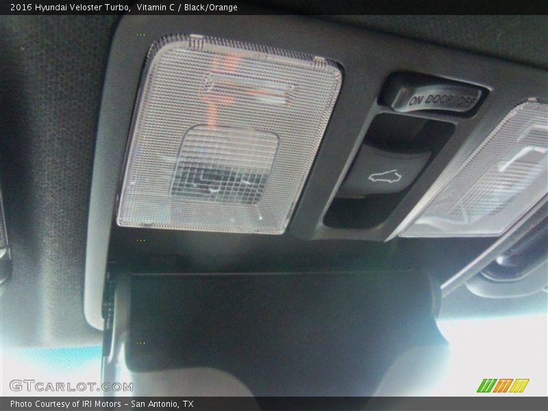 Vitamin C / Black/Orange 2016 Hyundai Veloster Turbo