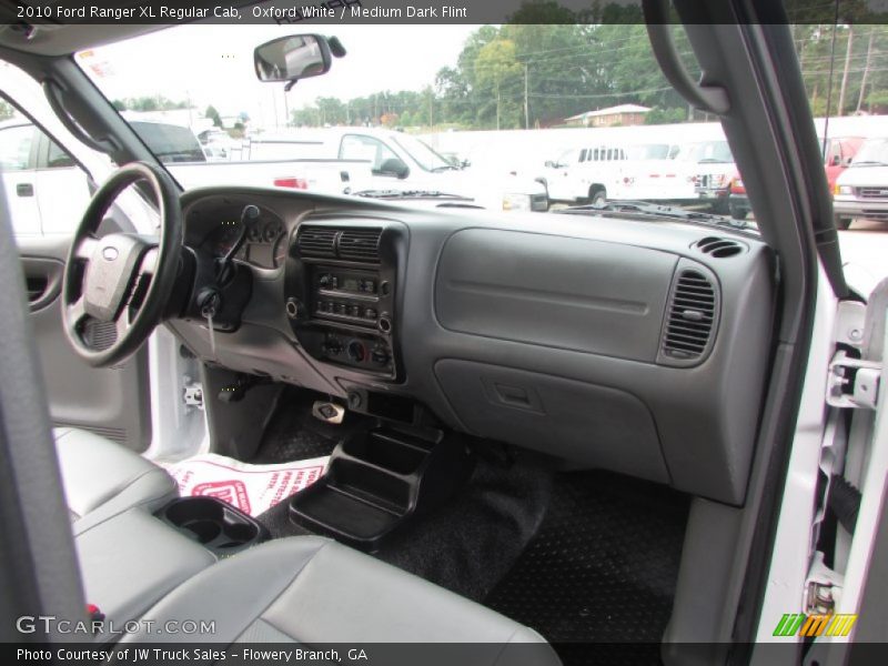Oxford White / Medium Dark Flint 2010 Ford Ranger XL Regular Cab