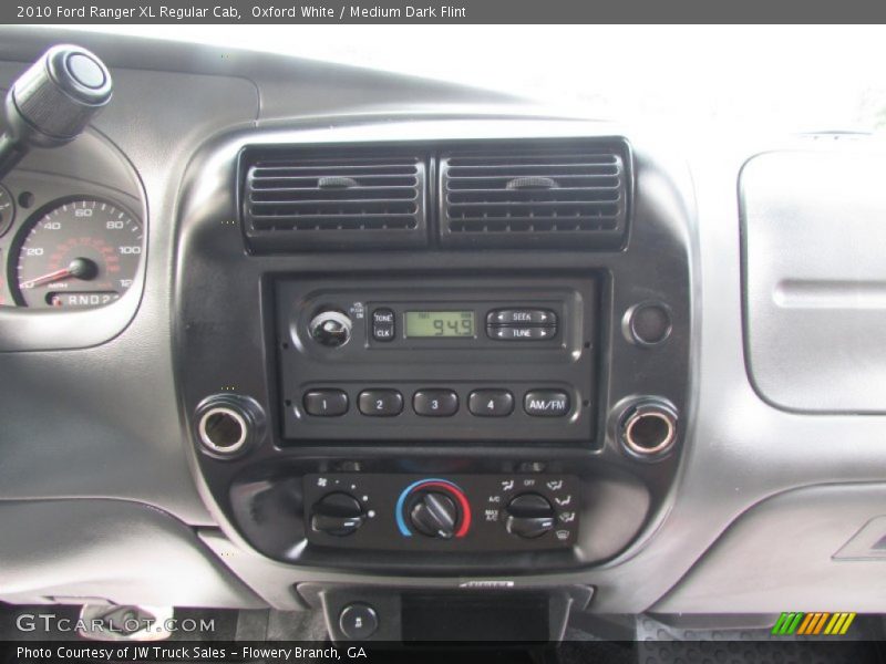 Oxford White / Medium Dark Flint 2010 Ford Ranger XL Regular Cab