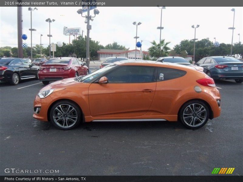 Vitamin C / Black/Orange 2016 Hyundai Veloster Turbo
