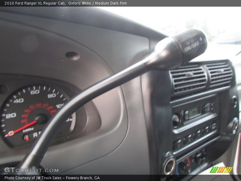 Oxford White / Medium Dark Flint 2010 Ford Ranger XL Regular Cab