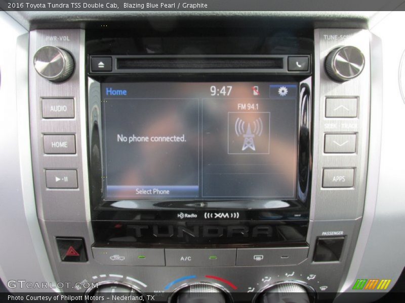 Blazing Blue Pearl / Graphite 2016 Toyota Tundra TSS Double Cab