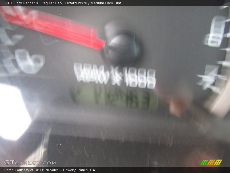 Oxford White / Medium Dark Flint 2010 Ford Ranger XL Regular Cab