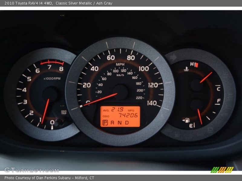 Classic Silver Metallic / Ash Gray 2010 Toyota RAV4 I4 4WD