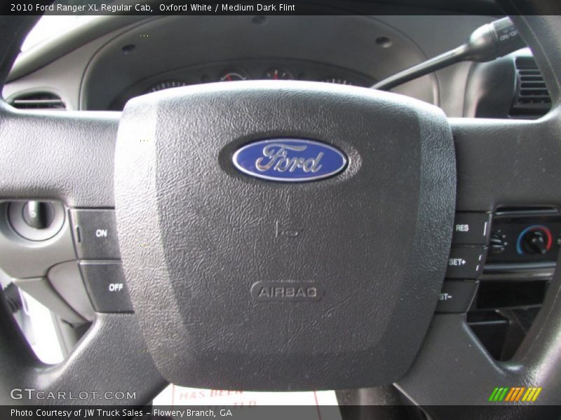 Oxford White / Medium Dark Flint 2010 Ford Ranger XL Regular Cab