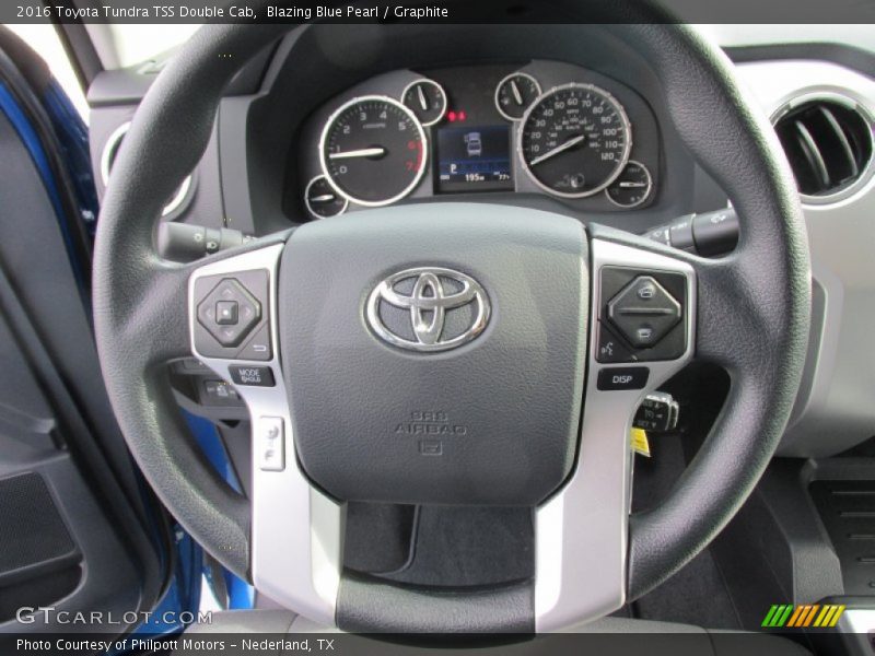 Blazing Blue Pearl / Graphite 2016 Toyota Tundra TSS Double Cab