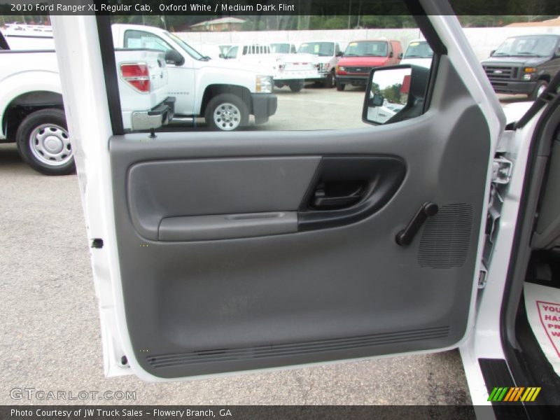 Oxford White / Medium Dark Flint 2010 Ford Ranger XL Regular Cab