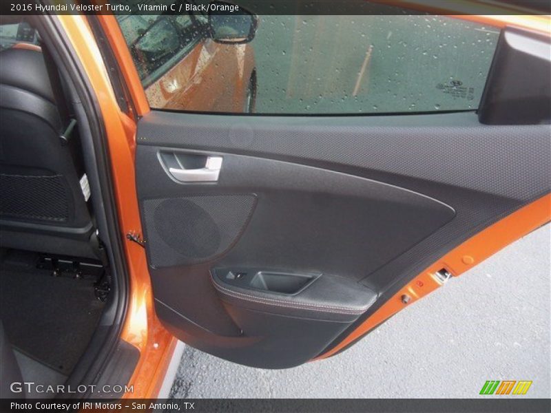 Vitamin C / Black/Orange 2016 Hyundai Veloster Turbo