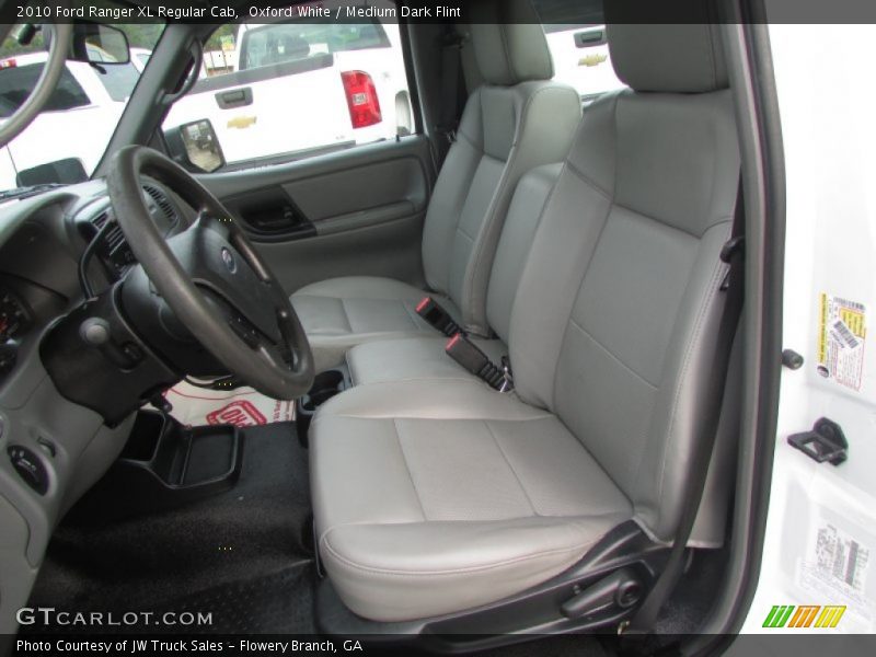 Oxford White / Medium Dark Flint 2010 Ford Ranger XL Regular Cab