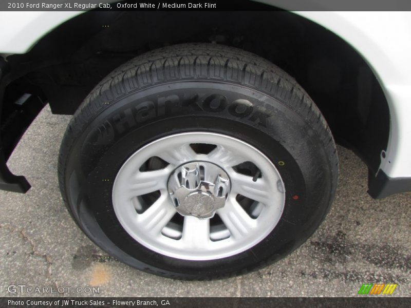 Oxford White / Medium Dark Flint 2010 Ford Ranger XL Regular Cab