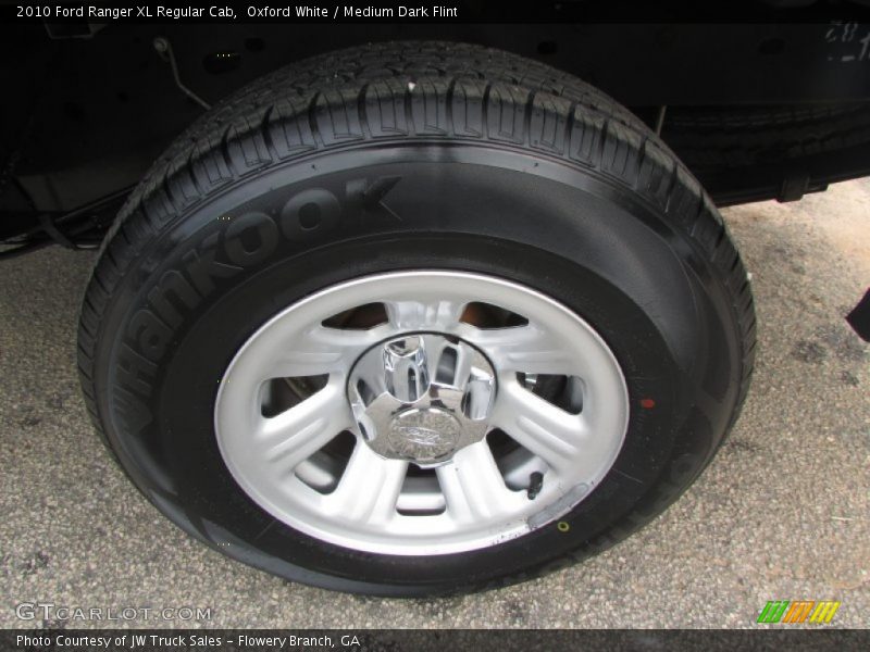 Oxford White / Medium Dark Flint 2010 Ford Ranger XL Regular Cab