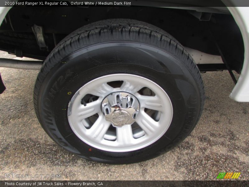 Oxford White / Medium Dark Flint 2010 Ford Ranger XL Regular Cab