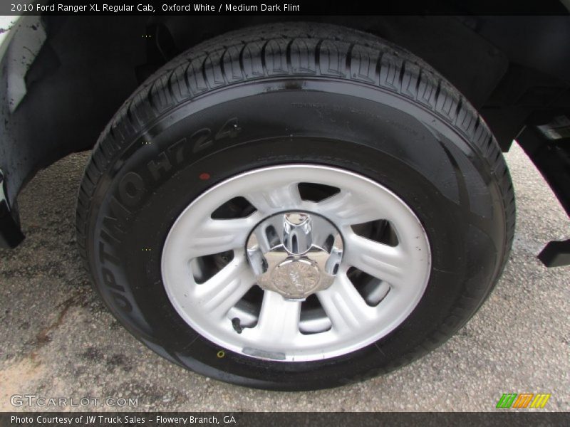 Oxford White / Medium Dark Flint 2010 Ford Ranger XL Regular Cab