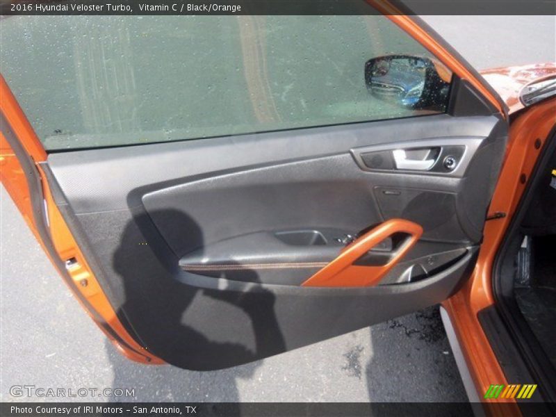 Vitamin C / Black/Orange 2016 Hyundai Veloster Turbo