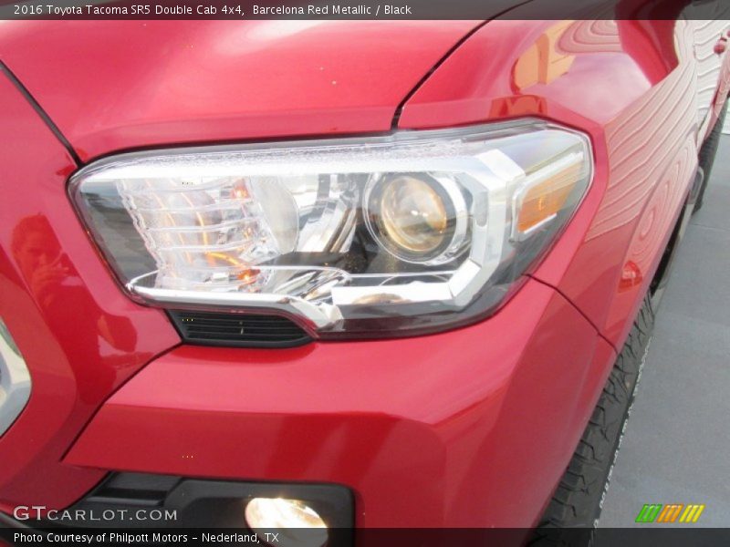Barcelona Red Metallic / Black 2016 Toyota Tacoma SR5 Double Cab 4x4