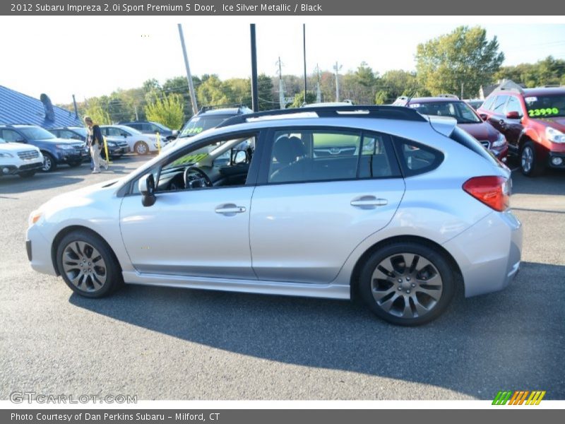 Ice Silver Metallic / Black 2012 Subaru Impreza 2.0i Sport Premium 5 Door